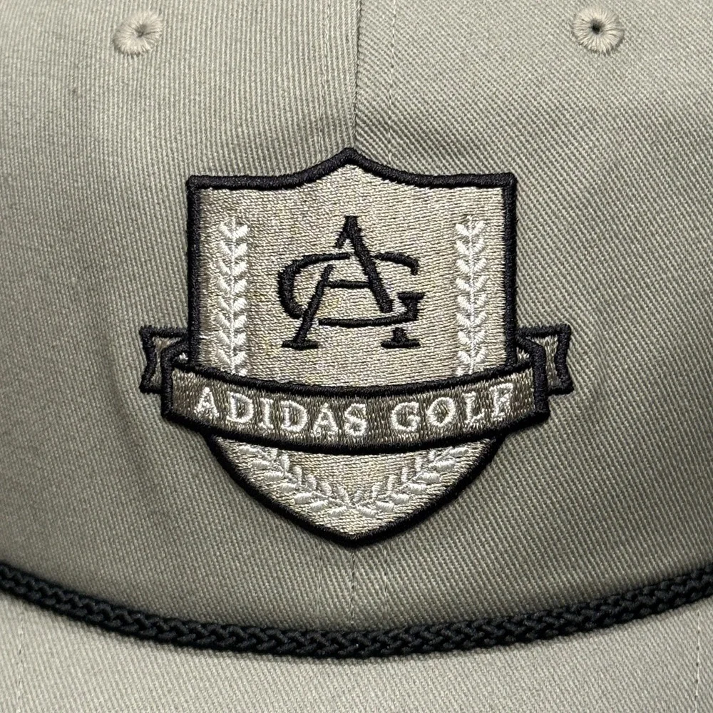Adidas‎ Golf Cap Men's Beige Adjustable Strap Embroidered Logo One Size NWT